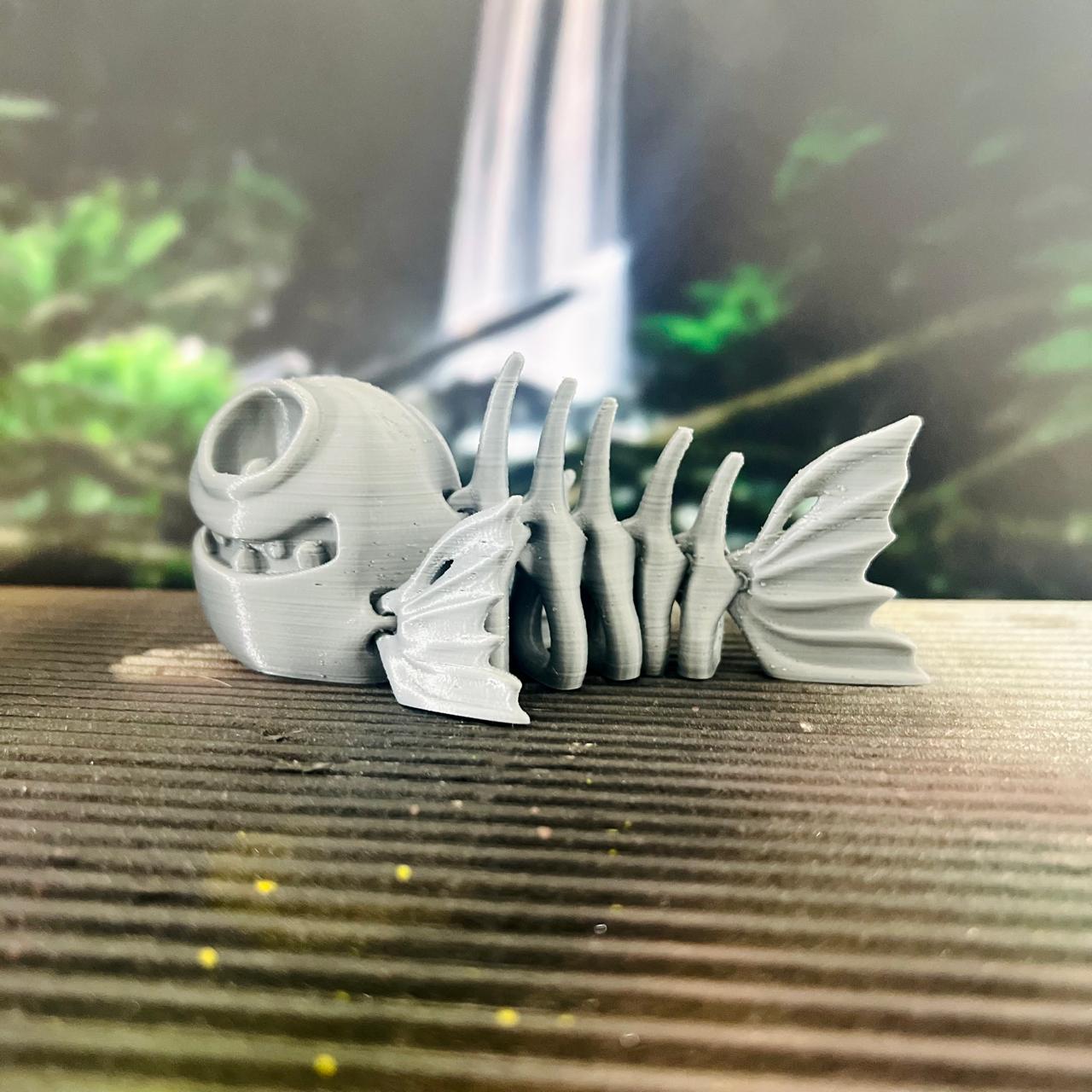 Articulated Toy - 3x Flexi Print-in-Place Fish