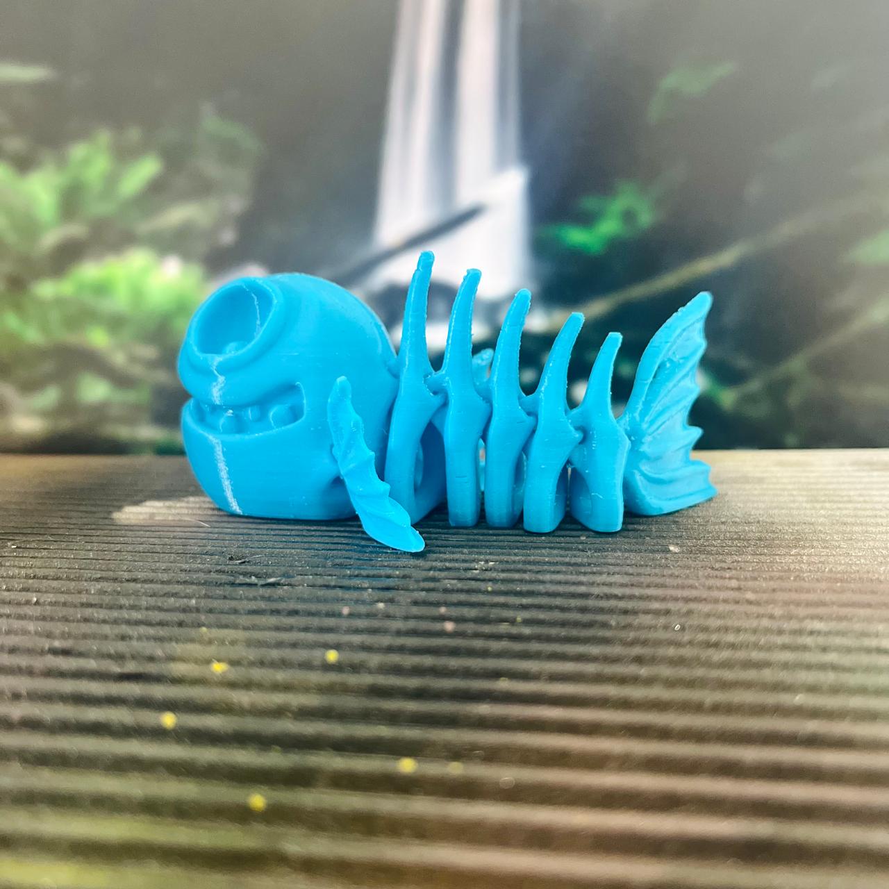 Articulated Toy - 3x Flexi Print-in-Place Fish