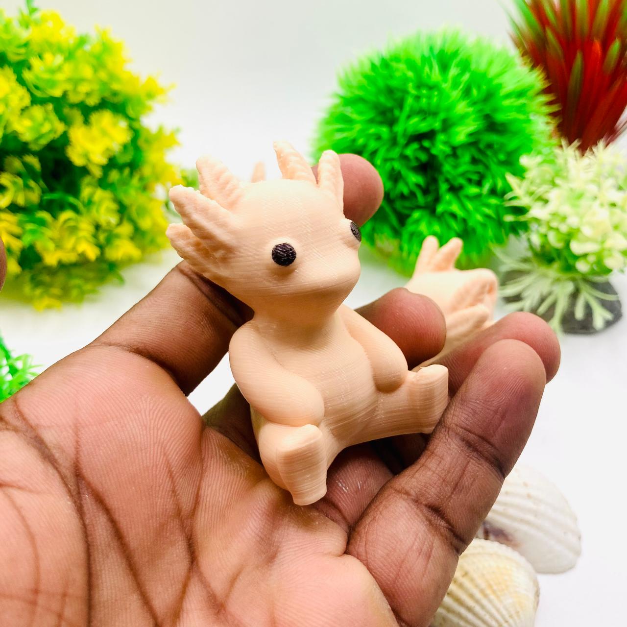 Pocket Pets – 3x Axolotl Sculpture