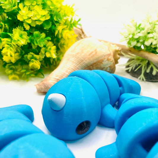 Articulated Pocket Pets – 3x Baby Narwhal