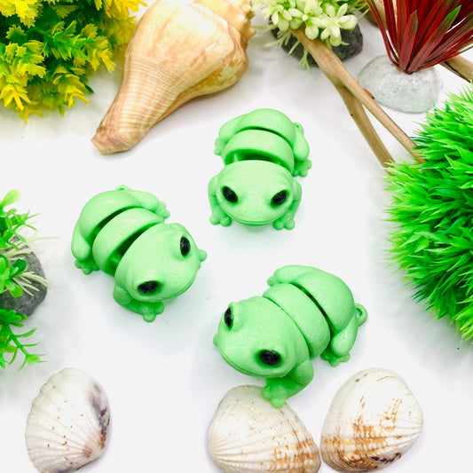 Articulated Pocket Pets – 3x Baby Butt Frog