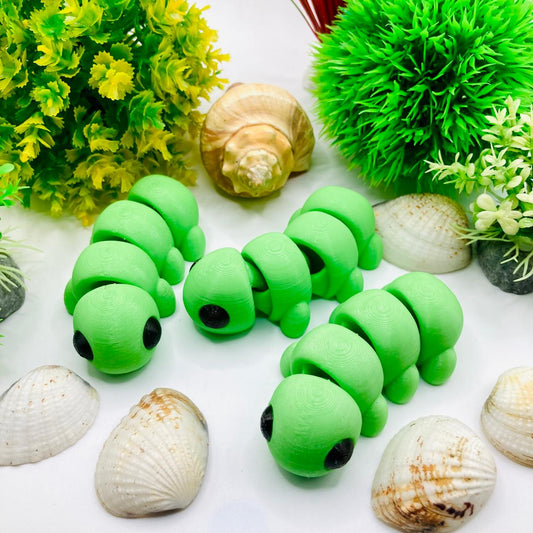 Articulated Pocket Pets – 3x Baby Caterpillar