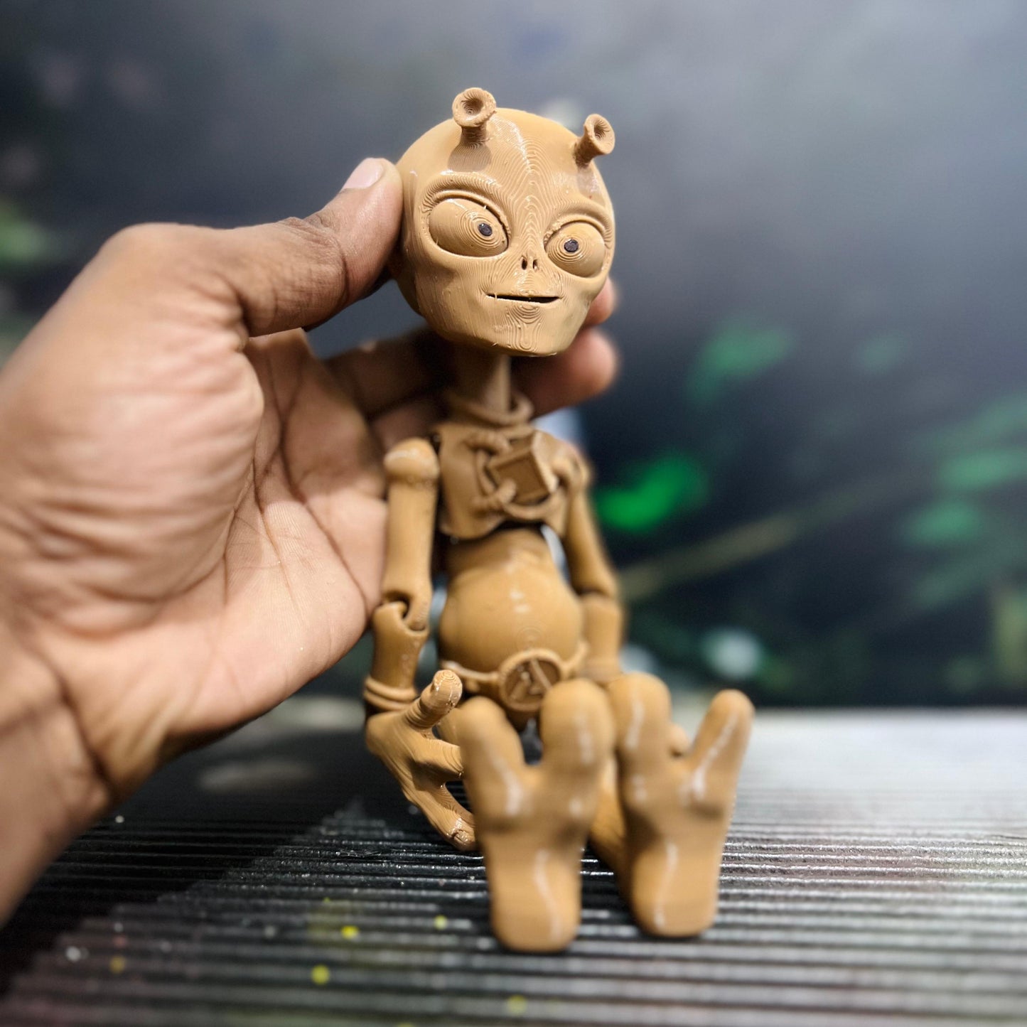 4x Flexi Toys (Baby Yeti, Anycubic Alien, Panda & Fokobot)