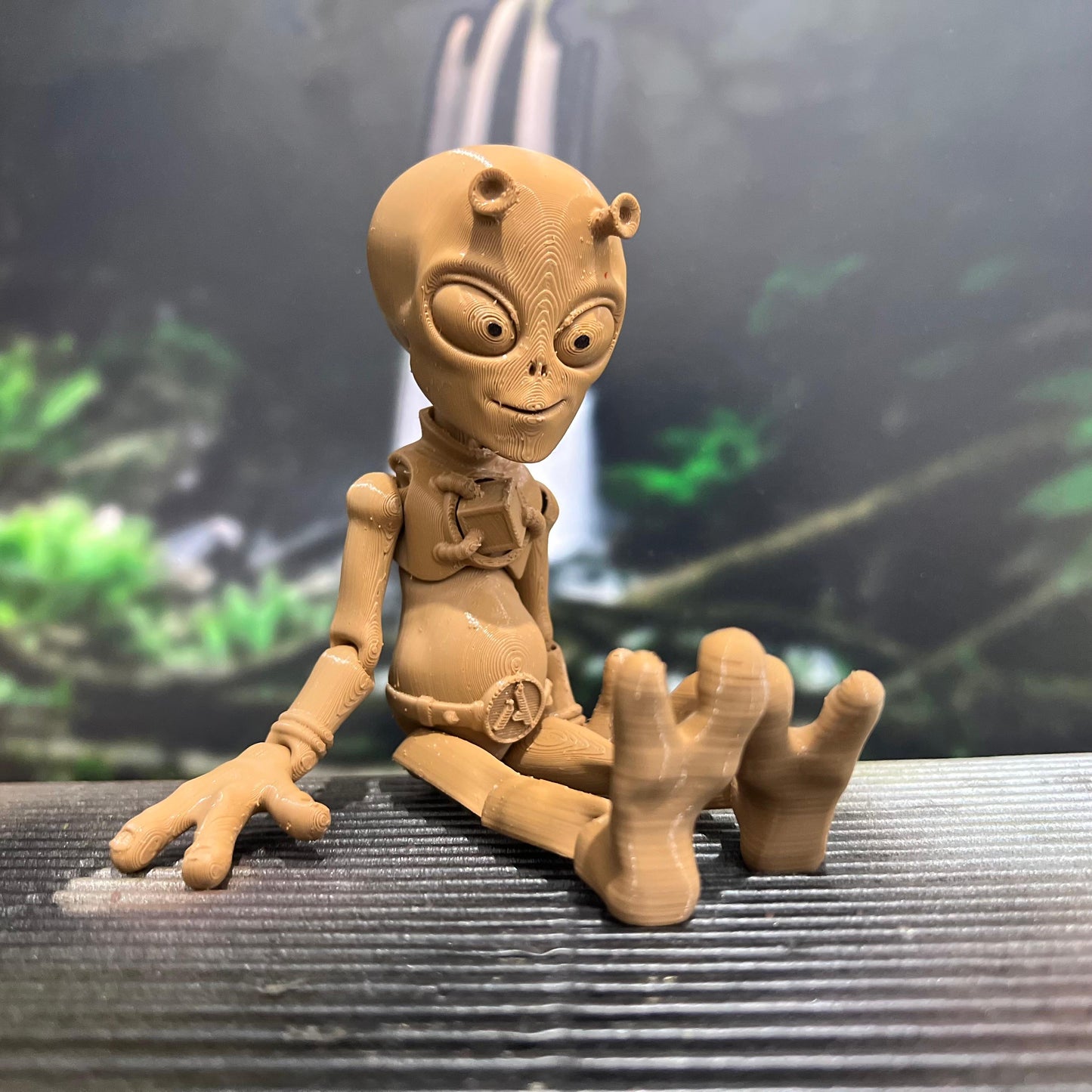 4x Flexi Toys (Baby Yeti, Anycubic Alien, Panda & Fokobot)