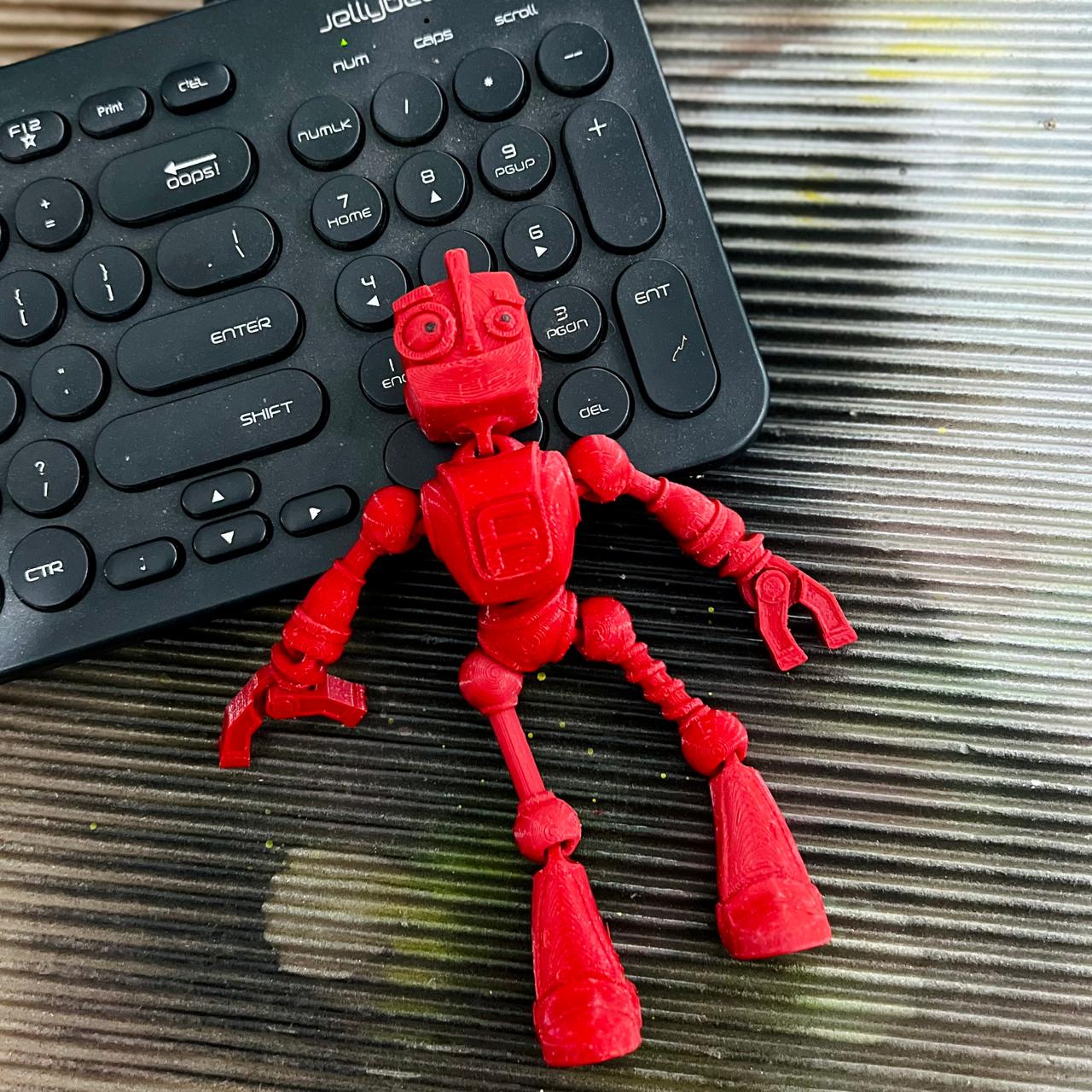 4x Flexi Toys (Baby Yeti, Anycubic Alien, Panda & Fokobot)