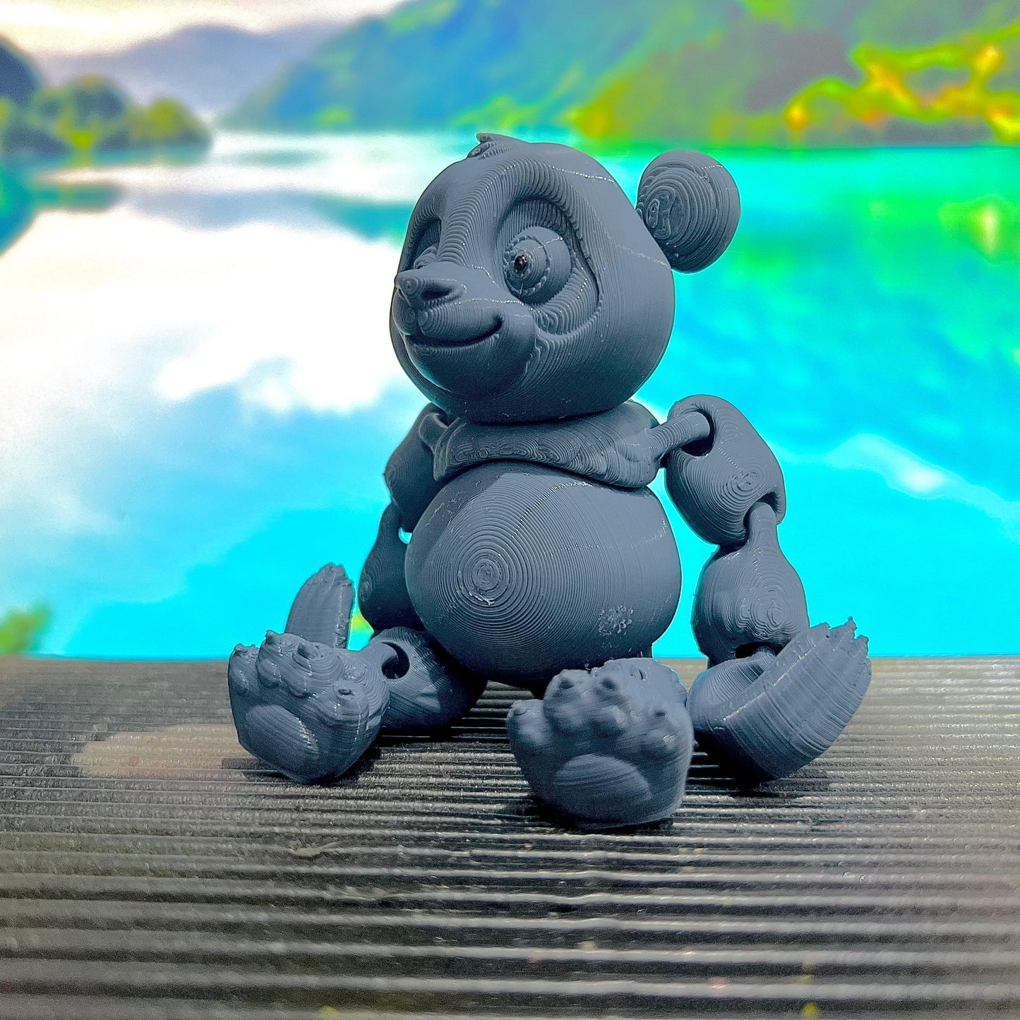 4x Flexi Toys (Baby Yeti, Anycubic Alien, Panda & Fokobot)
