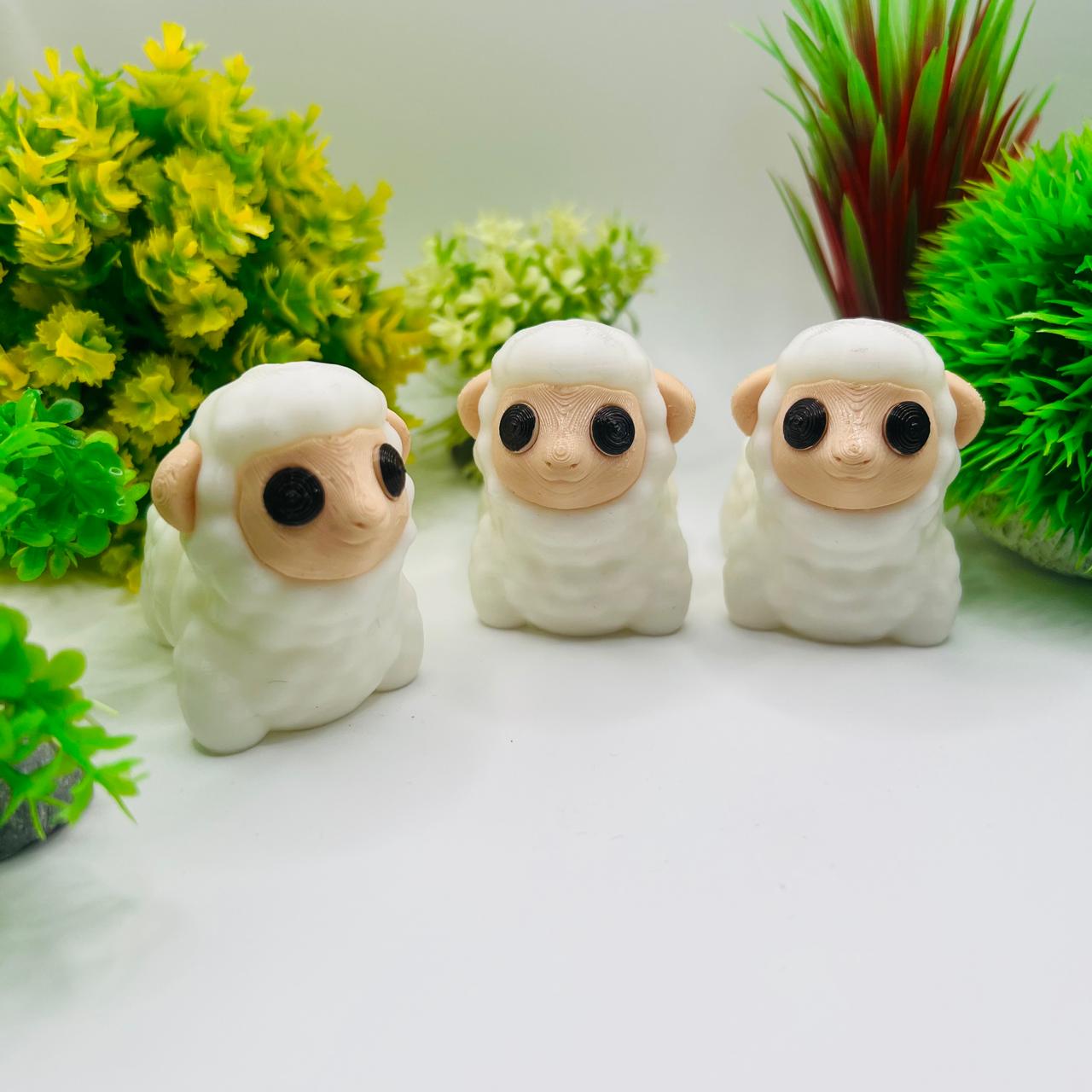 Articulated Pocket Pets – 3x Baby Sheep