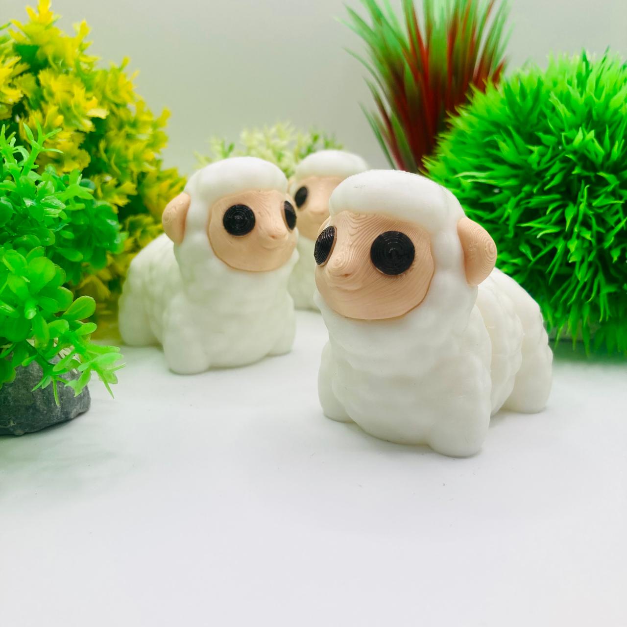 Articulated Pocket Pets – 3x Baby Sheep