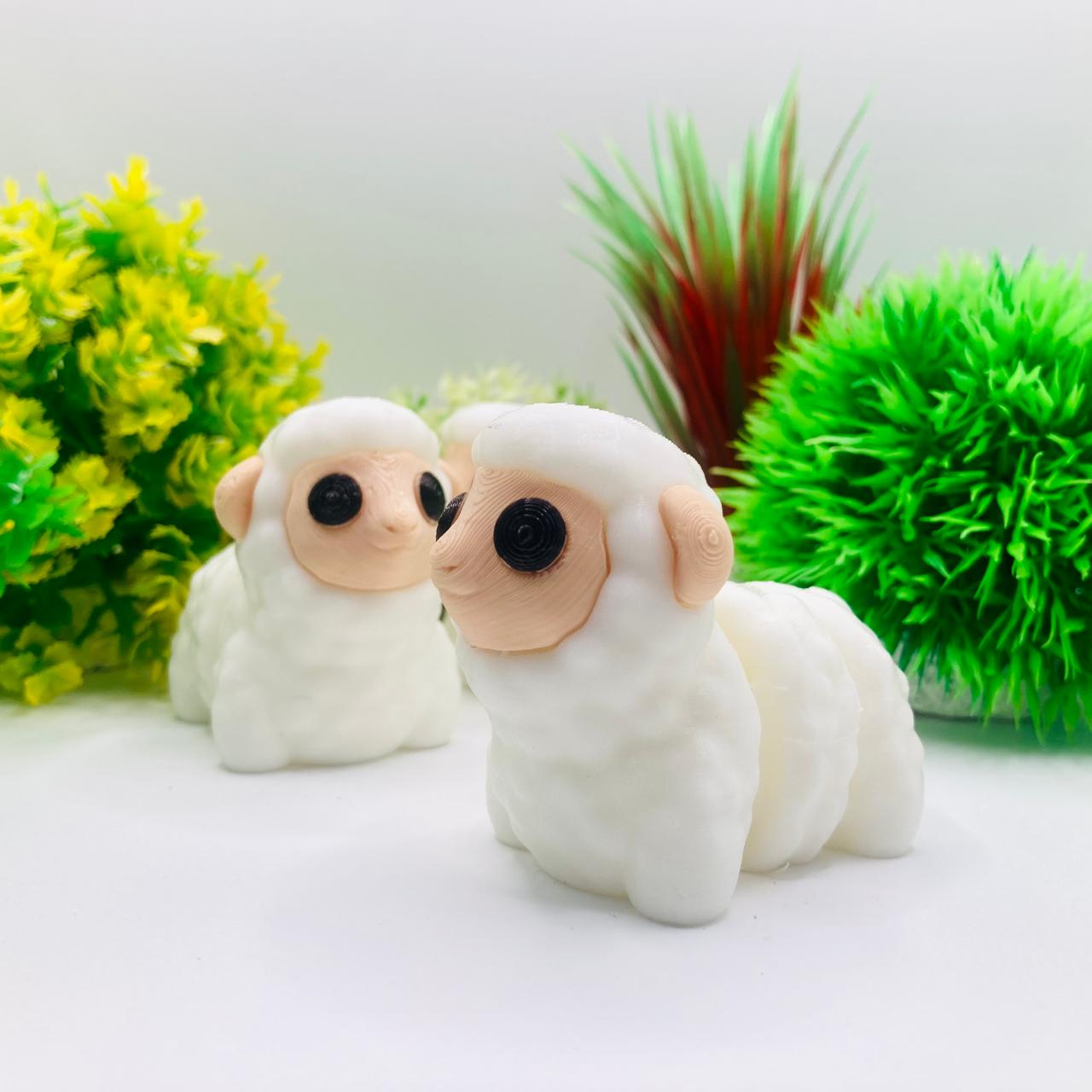 Articulated Pocket Pets – 3x Baby Sheep