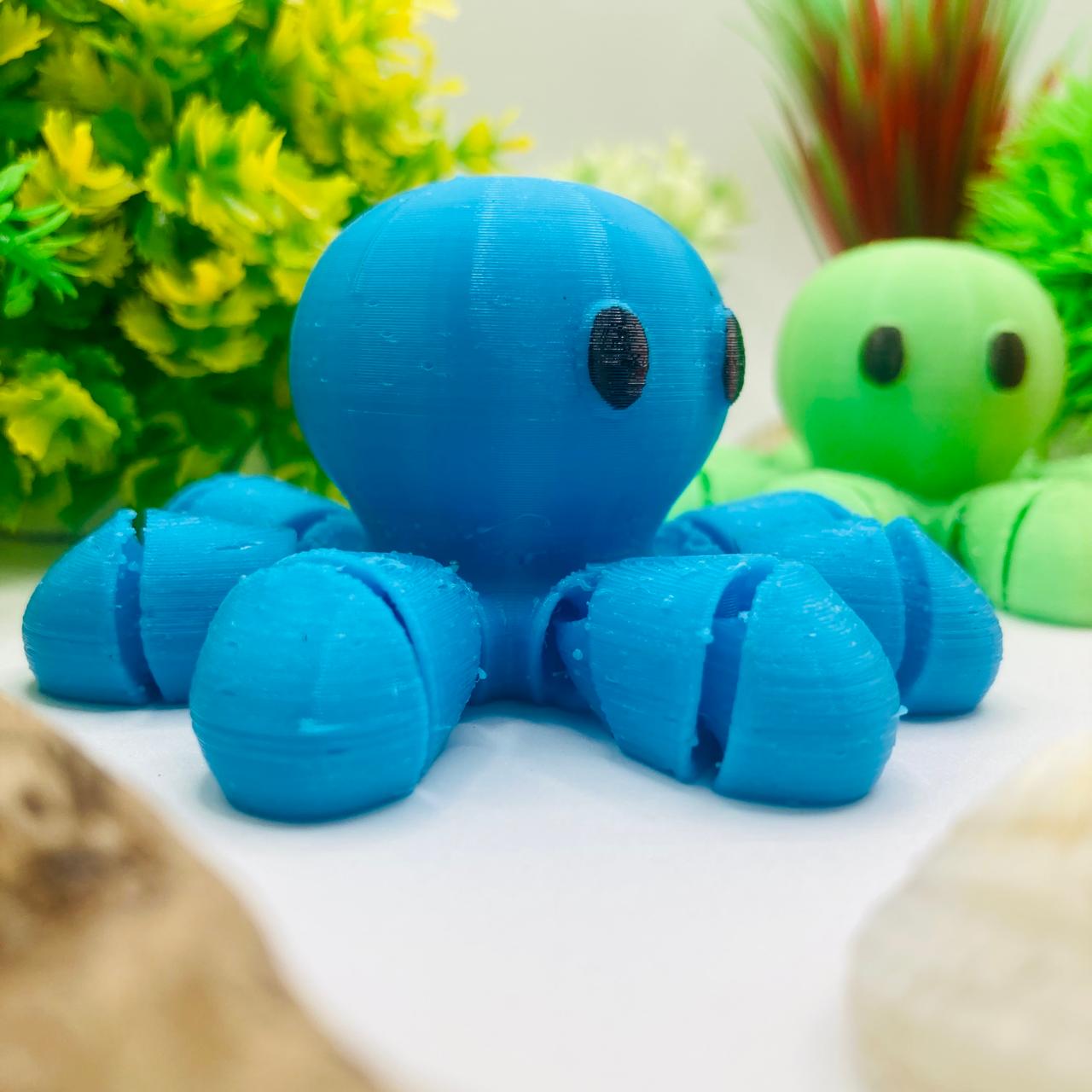 Articulated Pocket Pets – 3x Cute Octopus