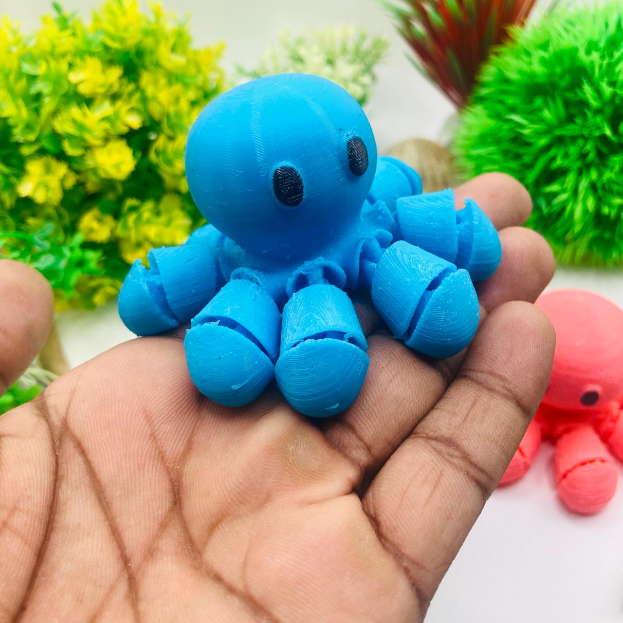 Articulated Pocket Pets – 3x Cute Octopus