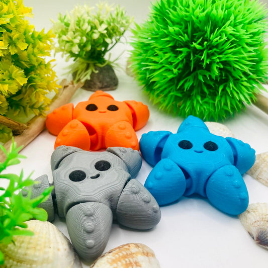 Articulated Pocket Pets – 3x Baby Starfish
