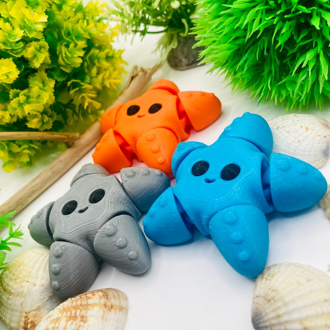 Articulated Pocket Pets – 3x Baby Starfish