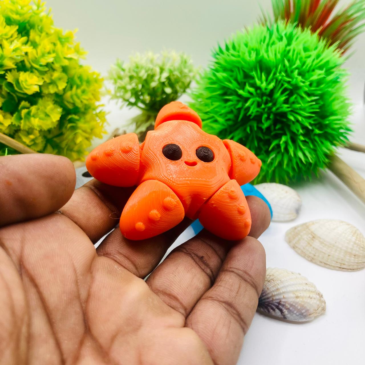 Articulated Pocket Pets – 3x Baby Starfish