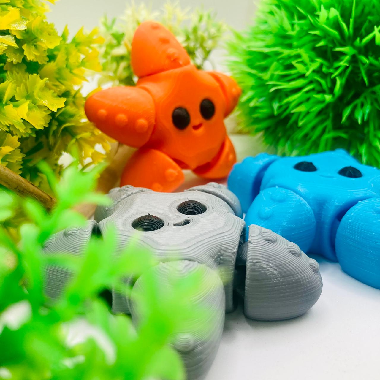 Articulated Pocket Pets – 3x Baby Starfish