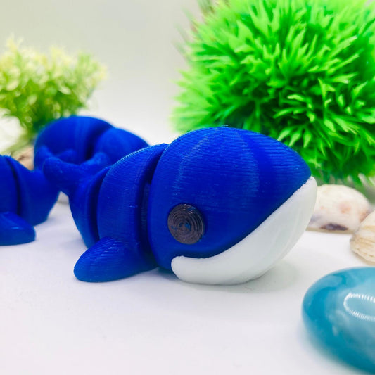 Articulated Pocket Pets – 3x Baby Blue Whale