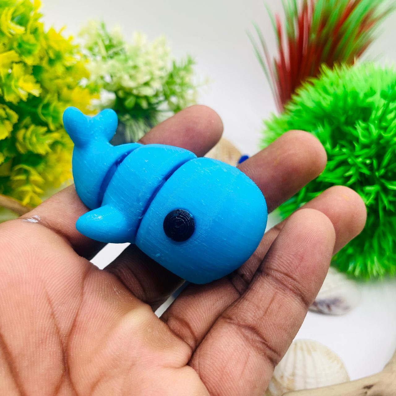 Articulated Pocket Pets – 3x Baby Whale