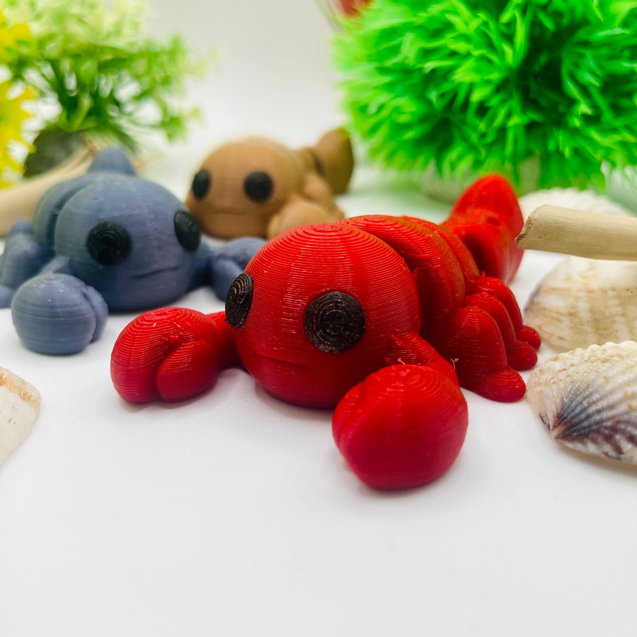 Articulated Pocket Pets - 3x Baby Scorpion