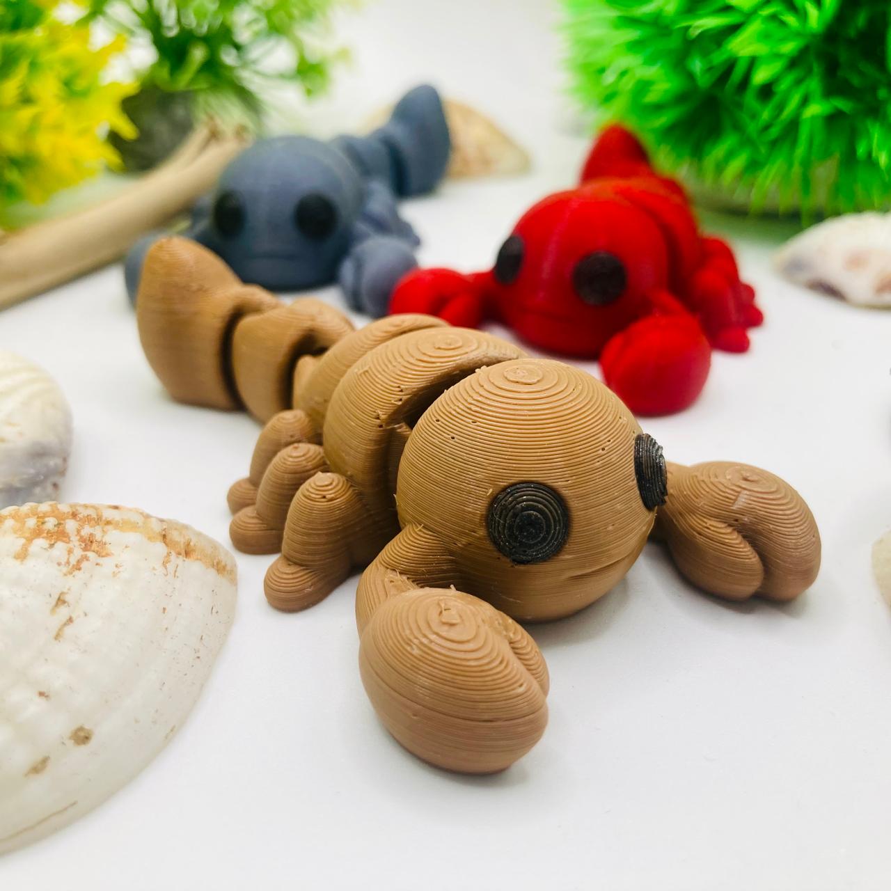 Articulated Pocket Pets - 3x Baby Scorpion