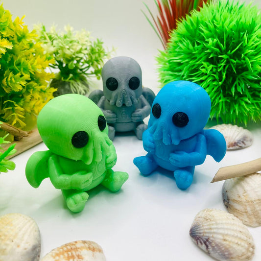 Articulated Pocket Pets – 3x Tiny Cthulhu