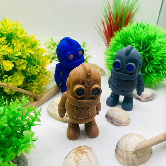 Articulated Pocket Pets – 3x Tiny Robot