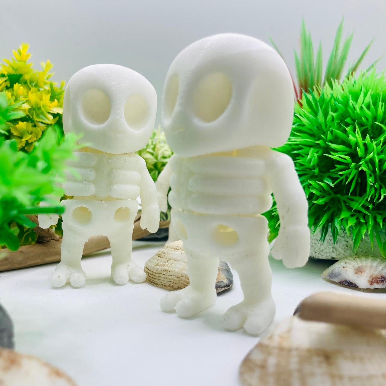 Articulated Toys – 3x Tiny Alien Skeleton