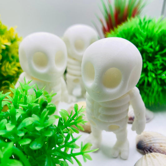 Articulated Toys – 3x Tiny Alien Skeleton