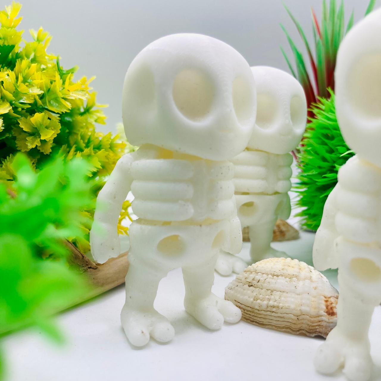 Articulated Toys – 3x Tiny Alien Skeleton