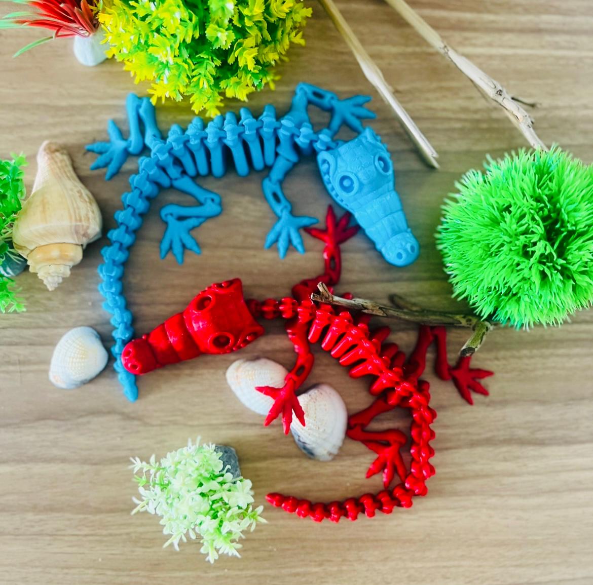 Articulated Toy - Flexi Crocodile