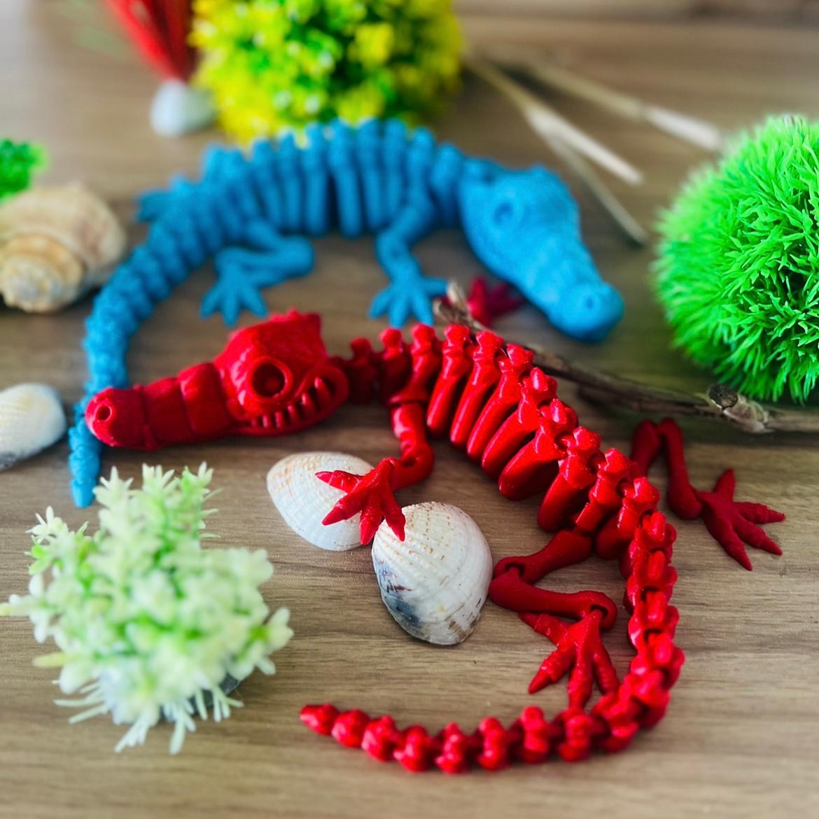 Articulated Toy - Flexi Crocodile