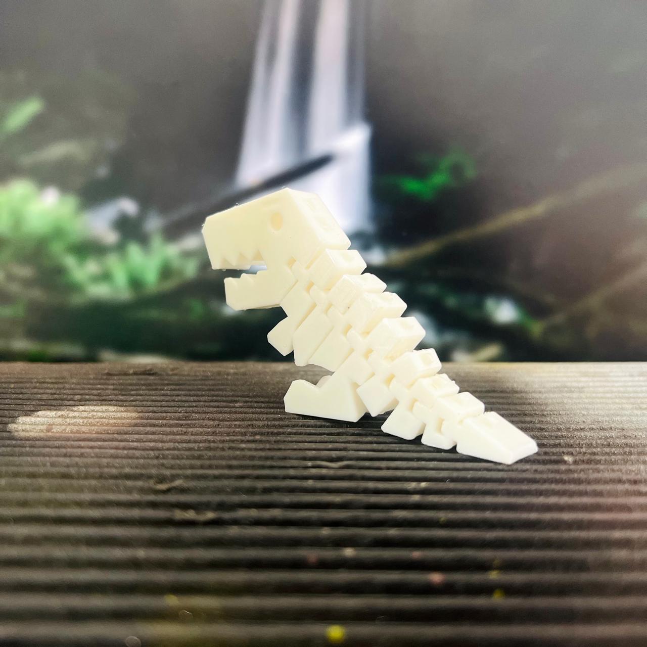 5x 3D Printed Flexible Toy Dinosaur / Articulated Dinosaur / Flexi T-Rex/ Fidget Toy