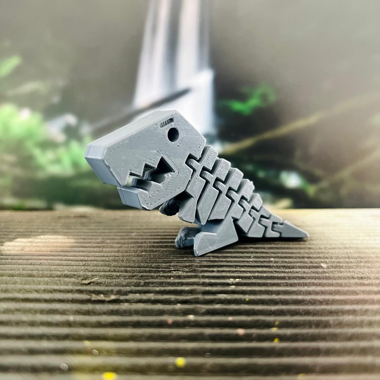 5x 3D Printed Flexible Toy Dinosaur / Articulated Dinosaur / Flexi T-Rex/ Fidget Toy