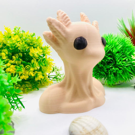 Alien Axolotl Sculpture Bust