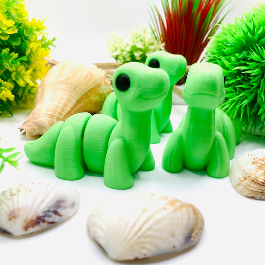 Articulated Pocket Pets – 3x Baby Brontosaurus