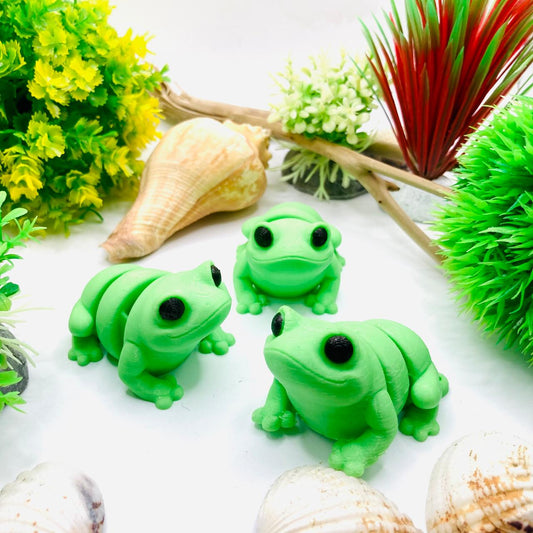 Articulated Pocket Pets – 3x Baby Butt Frog