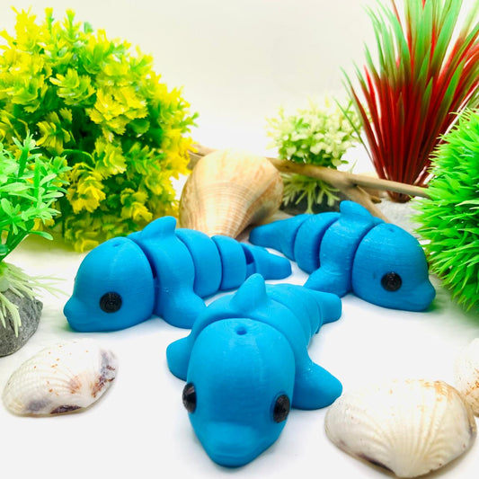 Articulated Pocket Pets – 3x Baby Dolphin