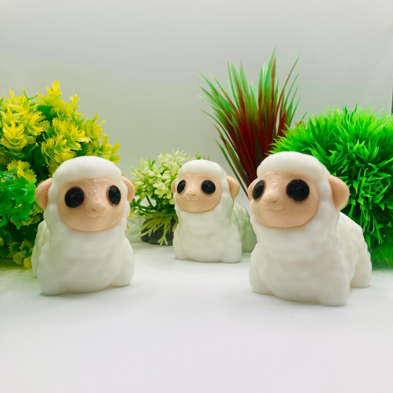 Articulated Pocket Pets – 3x Baby Sheep